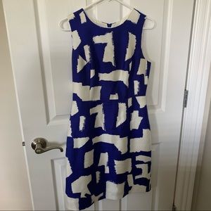 Kate Spade Blue/White Silk Dress Size 6